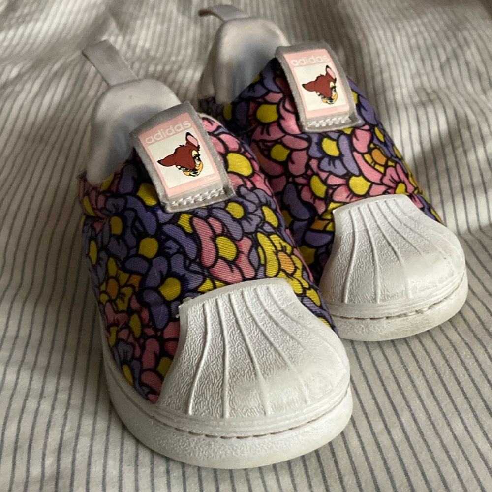 Adidas joined Disney to make these adorable kids sneakers